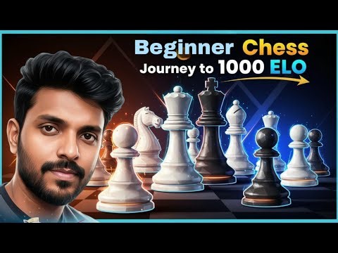 Chess Game | aim to 1000 Elo | Beginner (800 Elo) Gameplay #chess
