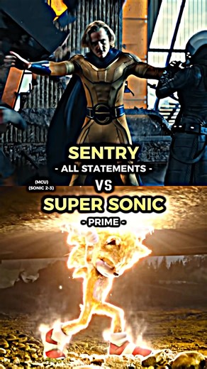 Sentry vs Super Sonic #short #shorts #sentry #supersonic #marvel #mcu #battle