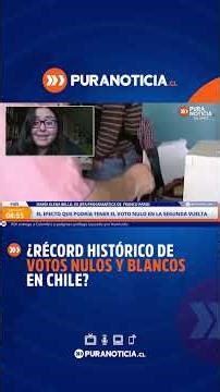 Record number of null and blank votes in Chile?