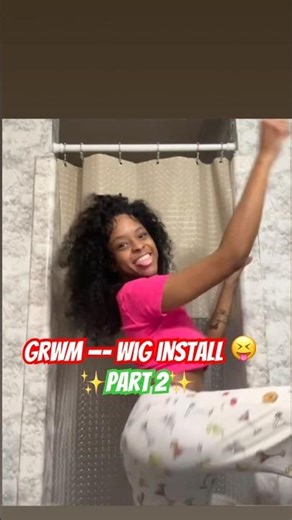 Grwm Wig install😝 #storytime #selflove #wiginfluencer #wiginstall #haircare #grwm #followformore