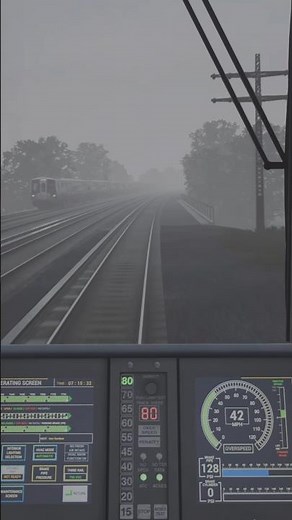 Foggy Morning LIRR Meet! M7 Cab Ride | TSW6 #train #trainsimulator #trainworld
