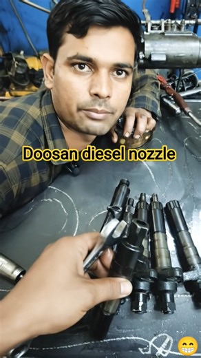 Doosan Excavator Nozzle Testing | Full Injector Spray Pattern & Leak Test