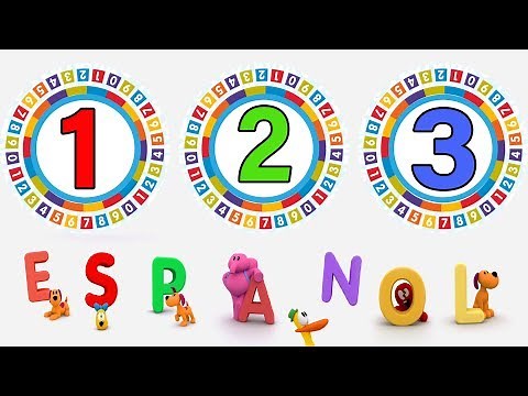 Aprende 123 numeros en español con Pocoyo | Educación uno dos Tres vídeo niños