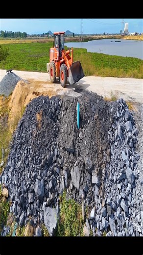 177K views · 2.3K reactions | EP03!Wow Amazing! Work on new projects, unload a 25-ton truck, and push a dump truck with a wheel loader. The challenging chore of tossing boulders into the deep lake requires a group of knowledgeable landowners to work fast in order to maintain high-volume, high-quality operations. with their exceptional talent. | Lewis Mcinally | Facebook