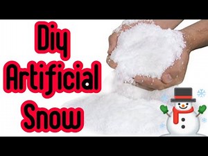 Diy homemade Snow/diy artificial Snow/how to make Snow at home/diy fake snow/how to make fake snow