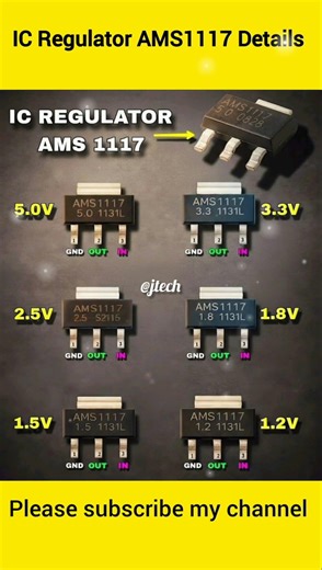 IC Regulator AMS1117 Details💻