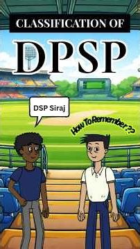 FUN TRICKS | CLASSIFICATION of Directive Principles Of State Policy | DPSP | Part 3 | Indian Polity