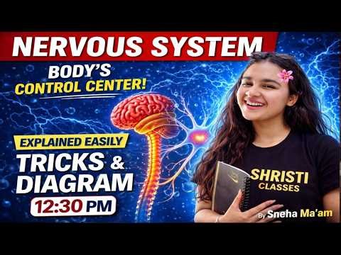 Nervous System in One Shot by Sneha Ma'am | Human Nervous System | Biology for All Exams
