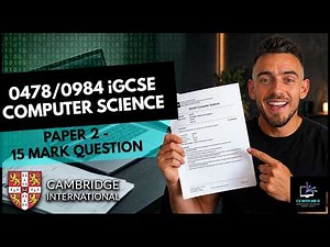 0478/0984 iGCSE Computer Science Paper 2 - 15 Mark Programming Question Solved | Pseudocode M/J 2025