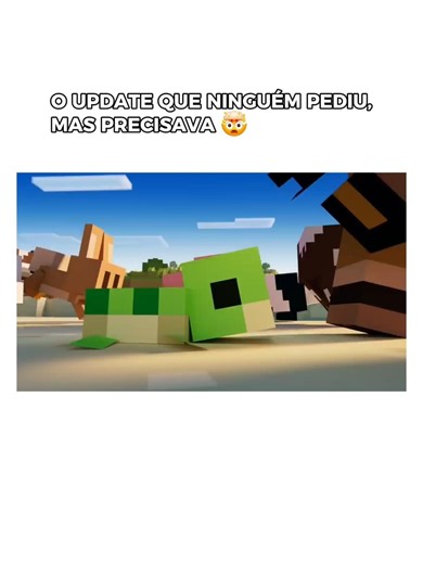 O UPDATE MAIS FOFO 🤏 #fyp #minecraft #memes