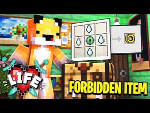 Crafting A BANNED Item - Minecraft X Life SMP (22)