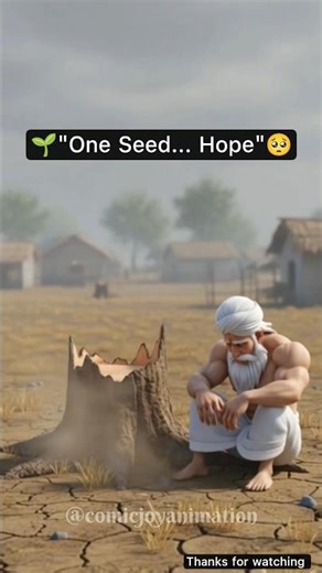 “पेड़ काट दिया गया… लेकिन ज़िंदगी ने हार नहीं मानी 🌱💔 जो अंत में उगा, वो चमत्कार था!" #shorts #aiart