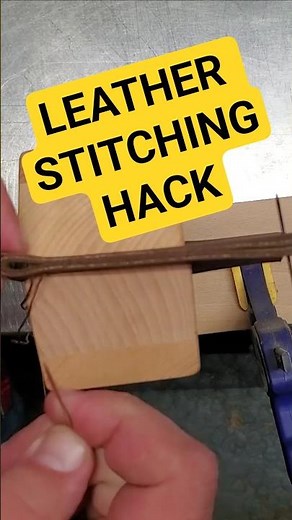 MY SECRET To Perfect Leather Stitching 🧵