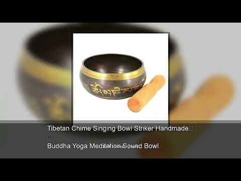 Tibetan Chime Singing Bowl Striker Handmade Buddha Yoga Meditation Sound Bowl