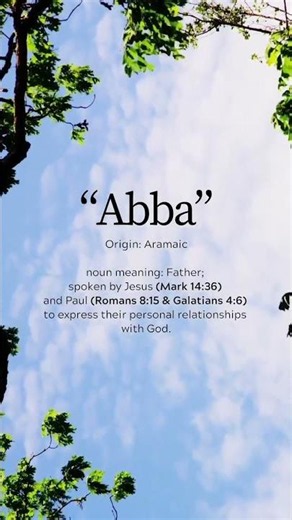 The REAL Meaning of "Abba" Will Change How You See God 🙏 #Shorts #BibleStudy"