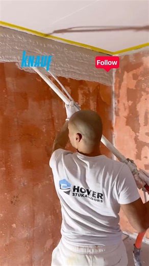 Hoyer Stukadoors on Instagram: "🚨🚨🚨gaan we weer stuc trolly 💪💪 Voor meer volg ons #knauf #plastering #stukadoor #construction"