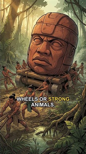 Who do the Olmec heads look like?