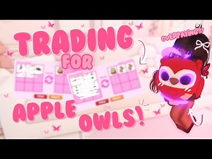 ₊𐙚 Overpaying for Apple Owls?! + Making a Mega Apple owl 🍎(˶ˆ꒳ˆ˵) .ᐟ.ᐟ Adopt me ! Roblox ♡ ˚｡