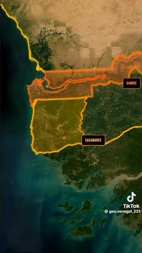 Map of Sénégal