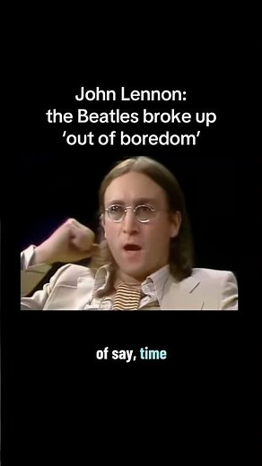 John Lennon: why the Beatles broke up
