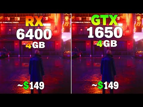 RX 6400 vs GTX 1650 - Test in 8 Games