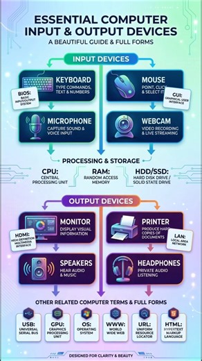 ​Computer Basics: Common Full Forms You Must Know #shorts #psssbupdate #psssb #exciseinspector#pseb