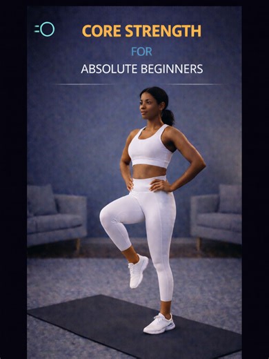 Core Strength For Absolute Beginners Absolute beginner? Start here. ✅ This standing core routine builds strength and control without getting on the floor. Brace gently, lift the knee, and move slowly. Save this for Day 1. #HealthierEra #BeginnerCore #CoreStrength #HealthyHabits #ForYou