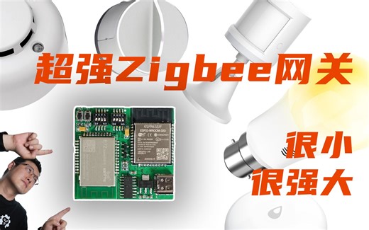 开源网关性能天花板！超容易，纯手撸一个Zigbee网关，打造自己的局域网智能家居。连接HomeAssistant，小米、华为、涂鸦、HomeKit设备全接入