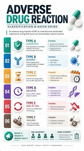 “One drug… 6 different reactions? 😳 Do you know which one can be the most dangerous?”#MedDecoded014