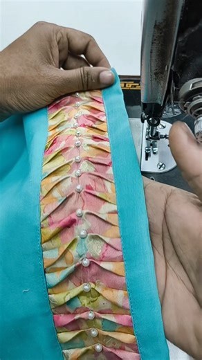 Trousers design using Sewing Tips and tricks #shorts #shortsfeed #sewinghack