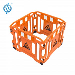 [Hot Item] Portable Plastic Safety Barrier for Road Traffic Control and Protection