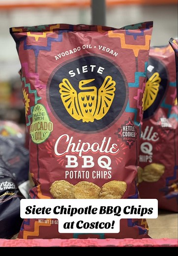 🔥 New snack alert at Costco! 🔥 Costco now has Siete Chipotle BBQ Kettle-Cooked Chips — and they’re only $7.59 for a big 18oz bag. 🙌 ✅ Kettle cooked for that perfect crunch ✅ Made with avocado oil, no seed oils ✅ Gluten free, vegan, & non-GMO ✅ Smoky chipotle tangy BBQ flavor = addictive combo Snack lovers, this one’s Bobby-approved style and Costco-priced. Don’t sleep on it 👀 @Costco Wholesale @Siete Foods #Costco #costcosnack #siete #bobbyapproved #healthysnacks