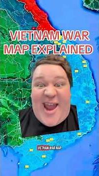 VIETNAM WAR MAP EXPLAINED #history #historical #usa #map #historyfacts #vietnam #vietnamwar #news