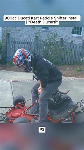 900cc Ducati Kart Paddle Shifter Install Death Ducarti #DucatiKart #900ccDucati #PaddleShifter #DeathDucarti #KartBuild