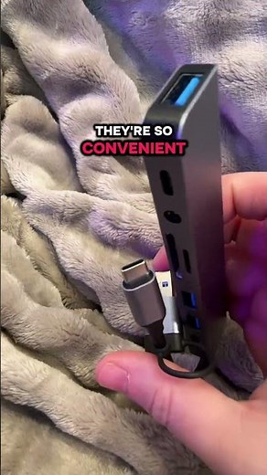 These dongle things are so convenient because nowadays electronics don’t come with all the ports you