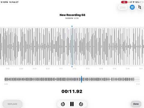 Microphone rubbing sound effect