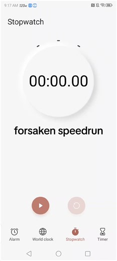 forsaken speedrun