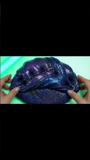 Galaxy Slime ASMR 🌌 | The Most Satisfying Slime Mixing Ever | No Talking