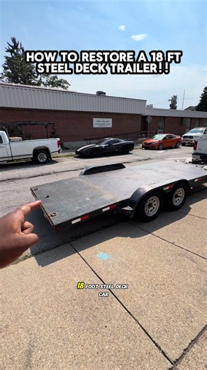 Trailer restoration: 18-foot steel deck refresh
