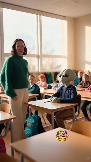 ER zit een ALIEN in mijn KLAS! 👽🎒