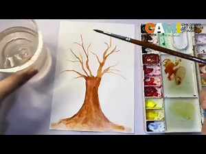 Painting a Tree of Hearts | Beginner Friendly Step by Step Tutorial