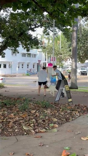 Only in Australia: Man Leads Goat on Leash Through City Streets