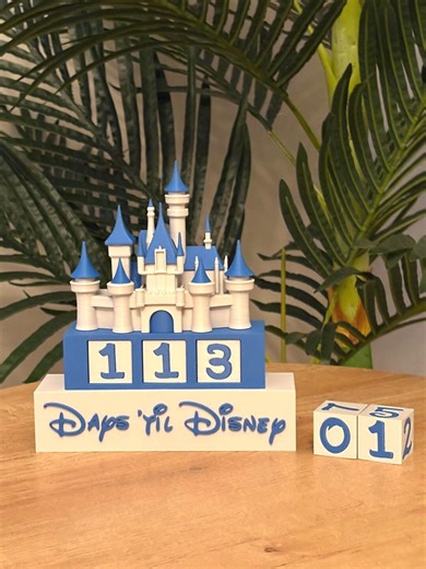 Disney Vacation Countdown, Disney Count Down, Disney World Countdown Calendar, Disney Countdown, Disneyland Calendar Gift, Countdown Gift - Etsy