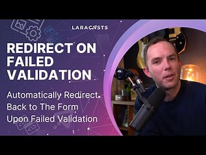 PHP For Beginners, Ep 46 - Automatically Redirect Back Upon Failed Validation
