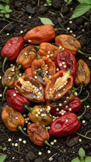 How can decomposing habanero peppers give rise to new plants? 🌶️🌱