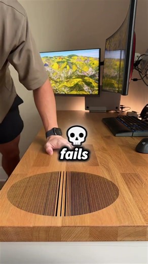 Perfection Level: 1000% #Woodworking #satisfying