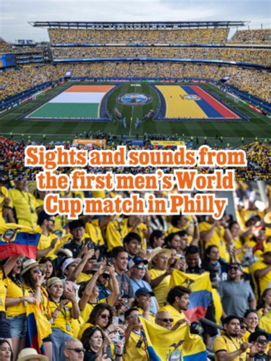 The World Cup looks good on you, Philly ⚽ Get more details about the scene at Philadelphia Stadium (aka Lincoln Financial Field) at the link in our bio. 📝 by Maggie Prosser, Michelle Myers, Henry Savage, Dana Munro, and Rob Tornoe / Staff 🎥 by Ariel Simpson and Michelle Myers / Staff #worldcup #soccer #philadelphia