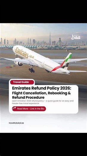 ✈️ Emirates Refund Policy 2026 – What You Need to Know!
