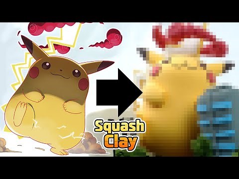 Pokémon Clay Art: Gigantamax Pikachu!! and Clay Diorama