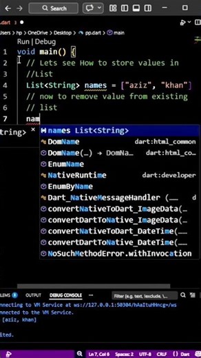 5 Dart List Tricks | Flutter Developer Should Know 🚀 | Create, Sort & Remove Duplicates #shorts
